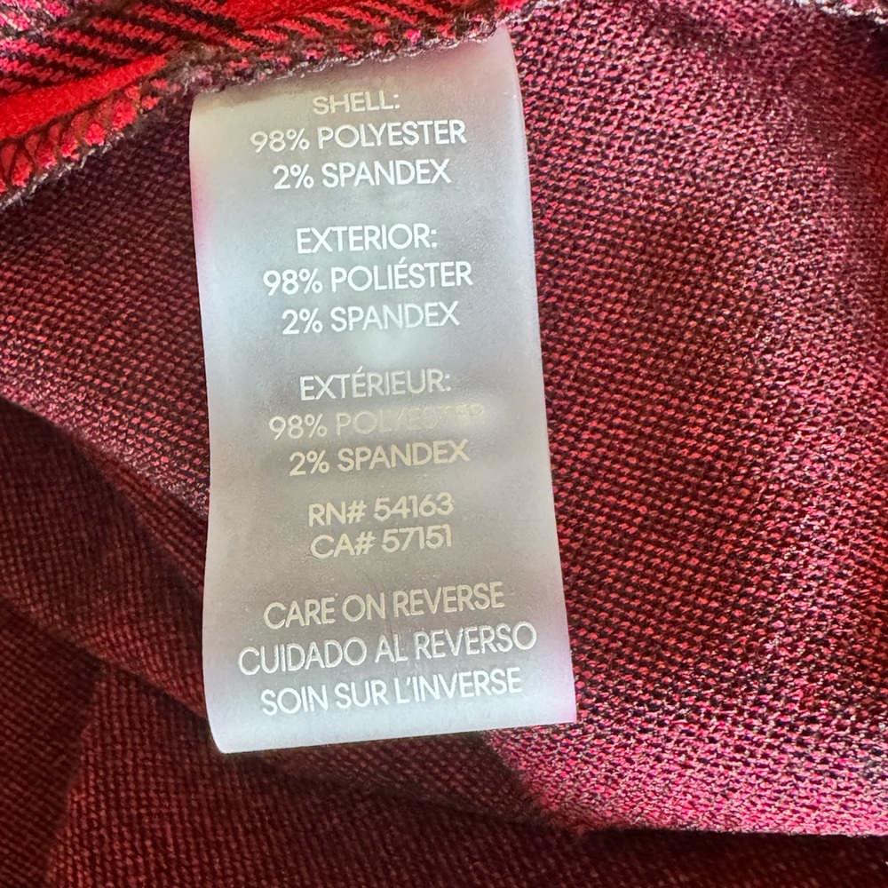 Buffalo Womens Belted Calf Midi Dress (Red and Black) Size 12 - Picture 6 of 6